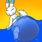 ambiguous_gender anthro big_diaper diaper feces messy_diaper scatplay soiled_diaper solo unclean_diaper used_diaper waterlogged_diaper merrit_(artist) 2024_pokemon_gigaleak beta_pokemon_games nintendo pokemon beta_pokemon_(species) lagomorph leporid mammal rabbit warabbit hi_res