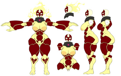 areola big_breasts big_butt breasts butt feet female fire flaming_body front_view genitals inverted_nipples nipples orange_areola orange_nipples red_body side_view simple_background solo thick_thighs vulva white_background white_eyes wide_hips yellow_body liltaiga4 ben_10 cartoon_network chaquetrix heatblast alien alien_humanoid elemental_creature elemental_humanoid fire_creature fire_humanoid humanoid pyronite absurd_res hi_res