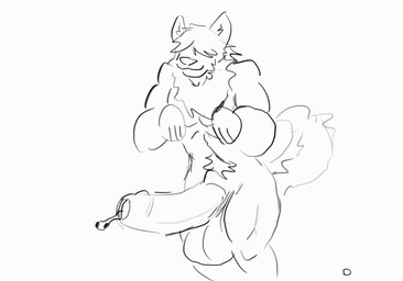 animal_genitalia anthro balls big_balls big_penis bodily_fluids dripping erection excited foreskin genital_fluids genitals huge_balls huge_penis humanoid_genitalia humanoid_penis hybrid_genitalia hybrid_penis hyper male muscular muscular_anthro muscular_male penis precum precum_drip pubes shaking_penis sheath sheathed_humanoid_penis solo swinging_penis tail tail_motion tailwag shybird sam_hansen canid canine canis domestic_dog livestock_guardian_dog mammal molosser pastoral_dog spitz 2d_animation animated