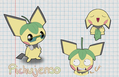 biped bipedal_feral black_eyes black_tail clothing curimeme electronics eyewear feral food fruit glasses hat headgear headphones headphones_around_neck headwear male plant solo stem stem_on_head sunglasses tail wearing_glasses white_eyes yellow_body joshuas fl_studio nintendo pokemon fan_character generation_2_pokemon pichu pokemon_(species) 2026 digital_drawing_(artwork) digital_media_(artwork) hi_res