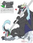 big_dom_small_sub dominant dragon duo epicwang fumei male micro midnightcap mythological_creature mythological_scalie mythology pentalis scalie sergal shrinking size_difference size_transformation smaller_male tail transformation