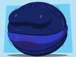 anthro belly big_belly big_breasts blue_body blue_fur blueberry_inflation bottomwear breasts clothed clothing female fur hair horn huge_belly huge_breasts hyper hyper_belly hyper_breasts hyper_inflation immobile inflation onomatopoeia solo sound_effects spherical_inflation text topwear tracksuit thaliaglacyswells friendship_is_magic hasbro my_little_pony rarity_(mlp) equid equine horse mammal 2024 digital_media_(artwork) english_text hi_res
