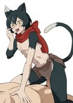 2024 5_fingers animal_humanoid arm_support atutu66 balls black_body black_ears black_eyebrows black_fur black_hair black_pubes black_tail blush brown_sarong cat_humanoid claws clothed clothing cowgirl_position crossgender delicious_in_dungeon dipstick_ears dipstick_tail duo ear_markings erection erection_under_clothing eyebrows faceless_character faceless_human faceless_male felid felid_humanoid feline feline_humanoid femboy finger_claws fingers from_front_position ftm_crossgender fur genitals hair hand_on_chest hi_res human human_on_humanoid human_penetrating human_penetrating_humanoid humanoid humanoid_focus humanoid_penetrated interspecies izutsumi_(delicious_in_dungeon) leaning leaning_forward lying male male/male male_human male_humanoid male_penetrated male_penetrating male_penetrating_male mammal mammal_humanoid markings multicolored_body multicolored_ears multicolored_fur navel on_back on_bottom on_top penetration penis pink_tongue pubes pupils red_scarf sarong scarf sex short_hair simple_background slit_pupils solo_focus tail tail_markings teeth tongue tongue_out topless topless_humanoid topless_male two_tone_body two_tone_ears two_tone_fur two_tone_tail vein veiny_penis white_background white_balls white_body white_claws white_ears white_fur white_tail yellow_eyes