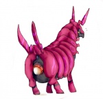 all_fours anime anus arthropod barefoot black_eyes black_skin butt centipede egg female feral hi_res insect japanese nabesiki nintendo nude oviposition pink_skin plain_background pokémon pregnant presenting presenting_hindquarters presenting_pussy purple_skin pussy scolipede solo standing video_games white_background yellow_eyes
Rating: Explicit
Score: 2
User: toh
Date: July 25, 2013