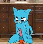 absurd_res anal anal_insertion anal_penetration anthro balls blush cat cub dildo feline gumball_watterson hi_res insertion kaboozey male mammal penetration penis precum sex_toy solo the_amazing_world_of_gumball young
Rating: Explicit
Score: 4
User: Pokelova
Date: January 23, 2014