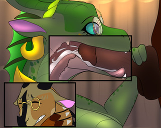 anthro anthro_on_anthro anthro_penetrated anthro_penetrating anthro_penetrating_anthro anthro_penetrating_female balls big_breasts bodily_fluids breasts brown_balls brown_penis clenched_teeth clothed clothed/nude clothed_anthro clothed_female clothing crown cum cum_in_mouth cum_in_throat cum_inside cum_on_own_penis cum_on_penis cum_on_self cum_on_tongue cutaway deep_throat drinking drinking_cum duo ejaculation erection eyes_closed eyewear eyewear_only fellatio female female_anthro female_penetrated genital_fluids genitals glans glasses glasses_only hand_on_penis handjob headgear holding_penis huge_breasts humanoid_genitalia humanoid_penis internal internal_oral interspecies intraspecies jewelry kneeling kneeling_oral_position kneeling_sex looking_pleasured looking_up_at_partner male male/female male_anthro male_penetrating male_penetrating_anthro male_penetrating_female mostly_nude mostly_nude_anthro mostly_nude_female multicolored_body multicolored_scales necklace non-mammal_balls non-mammal_breasts nude nude_anthro nude_male oral oral_penetration orgasm penetration penile penile_penetration penis penis_in_mouth penis_on_tongue prince queen red_glans red_penis romantic romantic_couple royalty scales sex sharp_teeth shy surprised teeth throatpie tongue topless topless_anthro topless_female urethra uvula wearing_glasses x-ray_view diaxis mythology wings_of_fire fan_character prince_robber queen_rowan dragon hivewing_(wof) leafwing_(wof) mythological_creature mythological_scalie scalie absurd_res hi_res