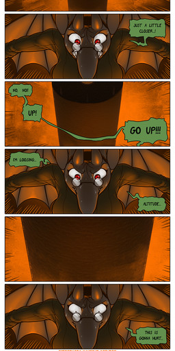 anthro dialogue female solo text james_howard patreon subscribestar aamonsmom_(james_howard) bat demon mammal absurd_res comic hi_res url