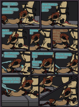 animal_genitalia ball_gag balls becoming_erect blind bodily_fluids border bound clothing collar cutie_mark dialogue disability ears_back ellipsis erection fellatio female feral fully_sheathed gag genital_fluids genitals group half-erect leg_warmers legwear magic male male/female nude oral penile penis penis_tip pivoted_ears purple_border saliva sex sheath teats text unsheathing vaginal_fluids omnipresentcrayon hasbro my_little_pony fan_character earth_pony equid equine horse mammal pony comic english_text hi_res multiple_scenes