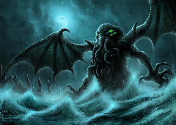cthulhu cthulhu_mythos glowing_eyes green_eyes h.p._lovecraft monster sea solo spenzer777 tentacles water wings
Rating: Safe
Score: 1
User: Robinebra
Date: March 10, 2014