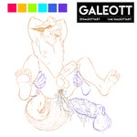 ahegao anal anthro anus big_penis bodily_fluids cum cum_dumpster cumshot ejaculation fuzzy gaping gaping_anus genital_fluids genitals ghost_dick looking_pleasured male male/male penis solo_focus galeott canid canine fox ghost mammal spirit 1:1 absurd_res hi_res sketch