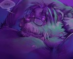 anthro belly eyewear glasses kemono male moobs nipples overweight overweight_anthro overweight_male pince-nez simple_background solo text daich bear mammal 2020 hi_res