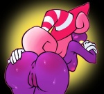 alpha_channel anus bent_over big_butt blush breasts butt female gloves hair hand_on_butt hat headgear ktullanyx long_hair mario_bros nintendo nipples nyxon open_mouth paper_mario pink_hair plain_background presenting presenting_hindquarters presenting_pussy purple_skin pussy raised_arm side_boob spreading standing sweat transparent_background video_games vivian yellow_background yellow_skin
Rating: Explicit
Score: 6
User: forkU
Date: July 02, 2013