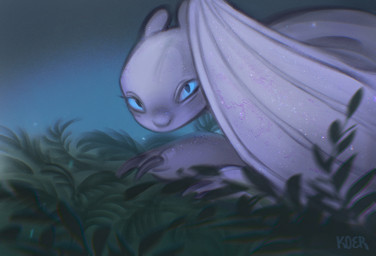 black_claws black_eyes blue_sclera claws female feral grass looking_at_viewer lying on_front outside plant solo white_body white_ears white_wings wings j0ha dreamworks european_mythology how_to_train_your_dragon mythology nubless dragon fury_(httyd) light_fury mythological_creature mythological_scalie scalie western_dragon 2025 colored digital_media_(artwork) hi_res shaded signature