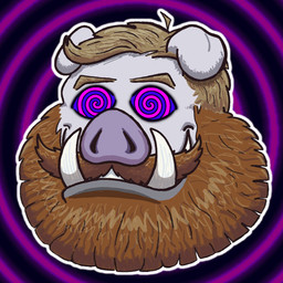 animated_gif anthro corruption enton_coldheart facial_hair hypnosis hypnotic_eyes male mind_control mustache solo spiral spiral_eyes mammal suine 1:1 animated hi_res short_playtime