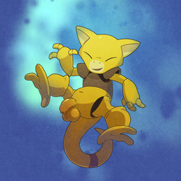 3_fingers 3_toes anthro balls feet feral fingers foreskin genitals male navel penis smile smiling_at_viewer solo toes unretracted_foreskin yellow_body argon_vile monster_mind nintendo pokemon abra generation_1_pokemon pokemon_(species) 1:1 hi_res