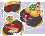anthro anthro_on_anthro anthro_penetrated belly bent_over big_butt bodily_fluids border butt butt_grab butt_squish chest_tuft claws clothing cum cum_inside duo face_on_butt faceless_character faceless_male feet genital_fluids hair hand_on_butt holding_butt horn huge_butt hyper hyper_butt male male/male moobs motion_lines nude onomatopoeia overweight overweight_male panties penetration ripped_underwear sharp_teeth size_difference slightly_chubby small_dom_big_sub sound_effects spikes squish surprise surprised_expression sweat teeth text toe_claws tongue tongue_out torn_clothing tuft underwear white_border yellow_body deliciousq mario_bros nintendo anon bowser 5:4 hi_res