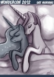 2012 bed duo english_text equid equine eyes_closed feathered_wings feathers female feral friendship_is_magic furniture hair hasbro horn john_joseco mammal my_little_pony mythological_creature mythological_equine mythology princess_celestia_(mlp) princess_luna_(mlp) sibling_(lore) sister_(lore) sisters_(lore) sleeping text tumblr unicorn winged_unicorn wings