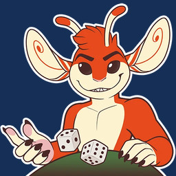 5_fingers antennae_(anatomy) anthro biped black_claws brown_eyes claws dice dice_roll dipstick_antennae eyebrows finger_claws fingers fur gloves_(marking) grin head_tuft looking_at_viewer male markings multicolored_antennae multicolored_body multicolored_fur orange_body orange_fur outline pawpads pink_nose pink_pawpads red_body red_fur simple_background smile solo telegram_sticker transparent_background tuft two_tone_body two_tone_fur white_body white_fur white_outline shiuk disney lilo_and_stitch fan_character ferlo alien experiment_(lilo_and_stitch) 1:1 alpha_channel digital_drawing_(artwork) digital_media_(artwork) flat_colors