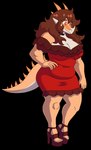 anthro big_breasts breasts chambamod female mature_female solo omegoncrabster cavemanon_studios goodbye_volcano_high snoot_game rosa_(gvh) aquilops ceratopsian dinosaur ornithischian prehistoric_species reptile scalie absurd_res alpha_channel hi_res