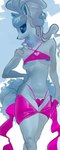 abstract_background anthro areola bikini blue_areola breast_squish breasts camel_toe clothing female fur hair hand_on_hip inner_ear_fluff medium_breasts midriff navel neck_tuft solo squish swimwear tight_clothing tight_topwear topwear tuft two-piece_swimsuit under_boob mighty-whydah nintendo pokemon alolan_form alolan_ninetales generation_7_pokemon pokemon_(species) regional_form_(pokemon) digital_media_(artwork) digital_painting_(artwork) hi_res portrait three-quarter_portrait unfinished