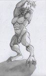 abs anthro armor balls barazoku biceps bodily_fluids claws eyes_closed feet finger_claws genitals hand_behind_head headgear helmet male muscular muscular_anthro muscular_male nipples penis raised_arm solo stretching stretching_arms sweat toe_claws vein veiny_penis pinumontbalou bandai_namco digimon digimon_(species) wargreymon absurd_res hi_res traditional_media_(artwork)