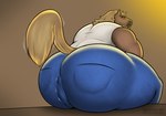 anthro big_butt bottomwear butt clothed clothing denim denim_bottomwear denim_clothing huge_butt jeans looking_back male micro micro_in_ass muscular muscular_anthro muscular_male obese overweight pants raised_tail sitting solo tail thick_thighs tight_bottomwear tight_clothing tight_jeans tight_pants topwear lesicko equid equine horse mammal absurd_res hi_res