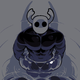 2_horns abs ambiguous_gender anthro anthrofied barazoku biceps big_muscles black_body broad_shoulders clothed clothing duo facing_each_other featureless_chest featureless_crotch grey_background horn intimidation latissimus_dorsi looking_at_viewer looking_up looking_up_at_another looming looming_over low-angle_view male mostly_offscreen_character mouthless muscular muscular_ambiguous muscular_anthro muscular_arms muscular_male muscular_thighs nude nude_anthro partially_clothed partially_submerged pecs quads shadow simple_background simple_eyes size_difference standing_in_water standing_over swim_ring water white_head dobyghost hollow_knight_(franchise) team_cherry hollow_knight_(character) john_hollow_knight the_knight_(hollow_knight) animal_humanoid arthropod arthropod_humanoid humanoid insect vessel_(species) low_res sibling_(lore)