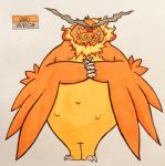 2018 2_toes 3_fingers alternate_color alternate_species ambiguous_gender anthro avian biped claws countershade_torso countershading emboar english_text eyebrows fakemon feathered_wings feathers featureless_crotch feet fingers fire firefightdex flaming_hair flaming_mane front_view frown full-length_portrait generation_5_pokemon hands_together hatching_(art) hi_res hybrid interlocked_fingers looking_aside looking_away mammal marco_fanjul marker_(artwork) markings mixed_media multicolored_body multicolored_feathers nintendo nude orange_body orange_feathers orange_wings overweight overweight_ambiguous overweight_anthro pen_(artwork) pig_nose pokemon pokemon_(species) portrait pseudo_hair pseudo_mane red_eyes red_nose shaded shadow simple_background smoke solo standing suina text thick_eyebrows toe_claws toes traditional_media_(artwork) tusks two_tone_body two_tone_feathers white_background white_claws winged_arms wings yellow_body yellow_countershading yellow_feathers yellow_markings