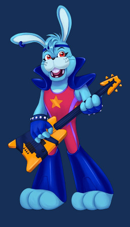 accessory anthro bass_guitar blue_body clothing ear_piercing eyeliner fingers guitar hair headband makeup male musical_instrument on_model piercing plucked_string_instrument red_eyes simple_background solo star string_instrument transparent_background unknown_artist five_nights_at_freddy's five_nights_at_freddy's:_security_breach five_nights_at_freddy's:_security_breach_ruin scottgames steel_wool_studios glamrock_bonnie_(fnaf) lagomorph leporid mammal rabbit 2023 alpha_channel digital_media_(artwork) official_art shaded simple_shading