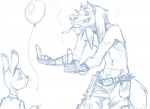 balloon blue_and_white canine cigarette lagomorph male middle_finger monochrome nu_pogodi plain_background rabbit sketch white_background wolf wolfy-nail
Rating: Safe
Score: 11
User: Riversyde
Date: May 27, 2011