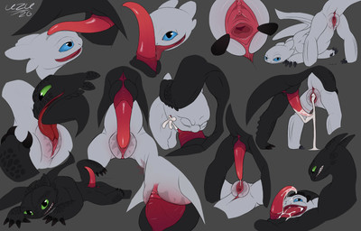 animal_genitalia anus black_body black_claws black_legs black_nose black_scales black_tail black_wings blue_eyes bodily_fluids butt claws clitoris cum cum_in_vagina cum_inside cum_on_body cum_on_face cum_on_ground cum_on_own_penis cum_on_penis cum_on_self cumshot cunnilingus duo ejaculation female female_feral feral feral_on_feral feral_penetrated feral_penetrating finger_claws genital_fluids genital_slit genitals green_eyes licking male male/female male_feral membrane_(anatomy) membranous_wings nails oral penetration penile penile_penetration penis penis_fluid penis_in_mouth penis_in_vagina penis_lick penis_on_face presenting presenting_anus presenting_penis presenting_vulva red_penis saliva saliva_on_penis scales sex spread_legs spread_vulva spreading tail tapering_penis teeth toe_claws tongue tongue_out vaginal vaginal_fluids vaginal_penetration vulva white_body white_legs white_nose white_tail white_wings wings uzu_nu_(artist) dreamworks european_mythology how_to_train_your_dragon mythology nubless toothless dragon fury_(httyd) light_fury mythological_creature mythological_scalie night_fury reptile scalie western_dragon absurd_res hi_res