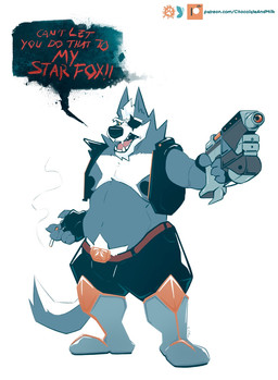 anthro belly big_belly black_bottomwear black_clothing black_gloves black_handwear black_nipples black_nose black_pants black_topwear black_vest boots bottomwear cigarette clothed clothing eye_patch eyewear footwear front_view fur gloves grey_body grey_boots grey_clothing grey_footwear grey_fur gun handwear head_tuft holding_cigarette holding_gun holding_object holding_ranged_weapon holding_weapon male male_anthro moobs nipples open_clothing open_mouth open_topwear open_vest overweight overweight_anthro overweight_male pants pubes ranged_weapon red_tongue shoes simple_background smoke solo text tongue topwear tuft vest weapon white_background white_pubes chocolateandmilk nintendo star_fox wolf_o'donnell canid canine canis mammal wolf english_text full-length_portrait hi_res portrait url