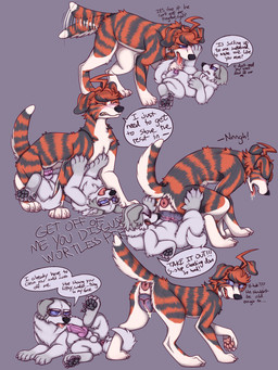 adult_on_young after_sex age_difference aged_down alternate_species andromorph andromorph/male andromorph_feral anus bodily_fluids cowgirl_position cum cum_inside duo explicitly_stated_nonconsent eyewear feral feral_on_feral forced from_front_position furrification genital_fluids genitals glasses intersex intersex/male intersex_feral intraspecies knotting larger_penetrated licking male on_bottom on_top oral penetration penile penis penis_lick plump_labia puffy_anus rape saliva saliva_string sex size_difference tail tail_motion tailwag text tongue vaginal vaginal_penetration vulva wearing_glasses young young_feral young_male toxoplasmosis_(toxoplasmatinae) the_hundred_line:_last_defense_academy eito_aotsuki takumi_sumino canid canine canis domestic_dog great_pyrenees livestock_guardian_dog mammal molosser mountain_dog pastoral_dog 3:4 absurd_res english_text hi_res