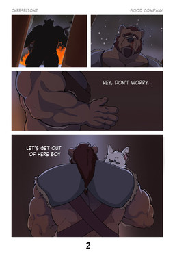 age_difference anthro army barazoku beard biceps big_muscles big_pecs blood blood_from_ear bodily_fluids border brown_beard brown_body brown_eyebrows brown_facial_hair brown_fur brown_hair brown_sideburns carrying_another dialogue duo eyebrows facial_hair fire flashback fur hair male male/male manly mature_anthro mature_male military muscular muscular_anthro muscular_arms muscular_male muscular_thighs older_anthro older_male pecs rescue sideburns snow snowflake snowing soldier text thick_arms thick_eyebrows thick_thighs warrior white_body white_border white_fur winter wounded younger_anthro younger_male cheeselion2 bear canid canine canis mammal ursine wolf comic english_text hi_res