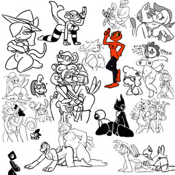 2_toes anal antlers backsack ball_fondling balls beak big_breasts big_butt boob_hat breast_squish breasts butt butt_grab butt_squish choker clothing covering covering_breasts dialogue erection eyes_closed eyewear feet female female/female fin fivesome flower_on_head fondling foursome frown fungus fur gangbang genitals glasses group group_sex hair hair_over_eye hand_on_butt handjob hat head_fin headgear headwear horn hug huge_breasts interspecies jewelry kissing legwear looking_at_viewer looking_back male male/female male/male male_penetrated male_penetrating male_penetrating_male markings mushroom necklace non-mammal_breasts nude on_one_leg oral pattern_clothing pattern_legwear penetration penile pose presenting presenting_hindquarters raised_leg reverse_gangbang rimming sex smile speech_bubble spots spotted_body spotted_fur squish standing striped_clothing striped_legwear stripes tail tail_fin text toes tongue tongue_out whiskers felino ultilix nintendo pokemon caspar_(ultilix) cherry_(felino) christie_(felino) cia_(ultilix) coral_(felino) d.d._(blissman2020) dr._eleanor_crosby emerald_(ultilix) hotshot_(tricktrashing) inalao_(ultilix) iubi_(felino) kimmy_(felino) lana_banana_(felino) leo_the_magician mocha_(lettuce) nina_(ultilix) peter_(felino) pietro_(felino) primrose_(ultilix) prisma_(fr0gv0re) razor_mouse robbie_(felino) ruby_(ultilix) ryka_(ultilix) saido_(ultilix) sally_(felino) sofia_(ultilix) starry_(ultilix) tomato_(lettuce) ulti_(ultilix) vaina_(ultilix) amphibian anatid anseriform avian bird bovid bovine canid canine canis cattle cetacean chameleon chicken cockatiel cockatoo columbid cryptid dolphin domestic_cat domestic_dog duck felid feline felis flamingo frog galliform gallus_(genus) generation_2_pokemon goblin goo_creature haplorhine hare jackalope lagomorph leporid lizard mammal marine monkey mouse murid murine oceanic_dolphin orca parrot phasianid pigeon pokemon_(species) primate rabbit reptile rodent scalie sciurid shadow_creature smeargle toothed_whale tree_squirrel unknown_species 1:1 2025 absurd_res artist_collaboration black_and_white character_request english_text hi_res monochrome multiple_images sketch_page spot_color brother_(lore) brother_and_sister_(lore) nonbinary_(lore) sibling_(lore) sister_(lore)