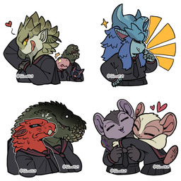 ambiguous/ambiguous ambiguous_gender anthro anthrofied arms_bent asian_clothing black_body black_bottomwear black_clothing black_fur black_shirt black_skirt black_topwear blue_hair blush blush_lines bodily_fluids bottomwear breasts chibi claws closed_smile clothed clothed_ambiguous clothed_anthro clothed_female clothing east_asian_clothing emanata empty_eyes eyebrows eyelashes eyes_closed fangs female female_anthro finger_claws fingers fully_clothed fully_clothed_ambiguous fully_clothed_anthro fully_clothed_female fur green_body group hair hand_on_breast heart_symbol hug hugging_another japanese_clothing japanese_school_uniform looking_at_another mouth_closed nervous nervous_sweat non-mammal_breasts open_mouth open_smile pink_body pupils purple_body red_body red_eyes ruff school_uniform seductive serafuku shirt simple_background simple_eyes skirt smile smug snaggle_tooth spikes spikes_(anatomy) standing surprised sweat tail tan_body tan_fur teeth text tongue tongue_out topwear uniform white_background worried yellow_sclera ggnn_(artist) capcom european_mythology monster_hunter mythology anjanath brute_wyvern deviljho dragon fanged_wyvern flying_wyvern lunastra mythological_creature mythological_scalie nargacuga nightshade_paolumu odogaron paolumu rath_wyvern rathian scalie western_dragon wyvern 1:1 2025 artist_name digital_media_(artwork) flat_colors hi_res multiple_images female_(lore)