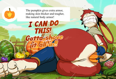 anal anal_penetration anal_storage anthro apple big_butt butt butt_expansion cavity_storage curling_toes expansion feet female food food_fetish food_in_ass food_insertion food_play fruit genitals improvised_sex_toy melon object_in_ass penetration plant pumpkin pumpkin_in_ass pumpkin_insertion ridiculous_fit solo watermelon ghioel amanda_(yoelrabbit) lagomorph leporid mammal rabbit absurd_res hi_res
