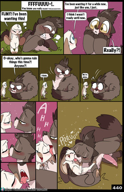 angry anthro black_body black_fur black_hair blue_eyes blush clitoral_hood dipstick_tail duo erection feet female feral fingerless_(marking) french_kissing fur genitals hair kissing licking licking_another licking_partner male male/female markings penis tail tail_markings tail_tuft tan_body tan_fur text toeless_(marking) tongue tuft vulva yellow_eyes fuf flint_(fuf) tesla_(fuf) bandicoot mammal marsupial mustelid musteline true_musteline weasel absurd_res english_text hi_res