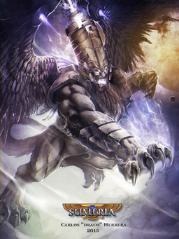 claws feathered_wings feathers open_mouth solo teeth tongue wings chaos-draco mythology felid mammal mythological_creature mythological_sphinx 2015 3:4 digital_media_(artwork) hi_res