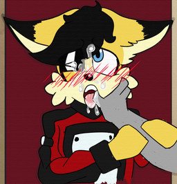 anthro aroused blush bodily_fluids duo eyeshadow femboy hand_in_mouth makeup male mostly_offscreen_character one_eye_closed saliva secretly_loves_it solo_focus spit_on_face spitting spitting_in_mouth justsomeidiotonline archie_comics sega sonic_the_hedgehog_(archie) sonic_the_hedgehog_(comics) sonic_the_hedgehog_(series) anon miles_prower_(anti-tails) canid canine fox mammal red_fox true_fox absurd_res hi_res