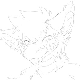 anthro blep ear_tuft eyebrows fangs forked_tongue fur hair inner_ear_fluff male narrowed_eyes pit_organ pupils short_hair slit_pupils smile snout solo teeth tongue tongue_out tuft cloudspaniel conditional_dnp fallout microsoft ellis_(ellis_snake) night_stalker_(fallout) reptile scalie snake 1:1 2025 bust_portrait digital_drawing_(artwork) digital_media_(artwork) greyscale hi_res monochrome portrait procreate_(artwork) sketch