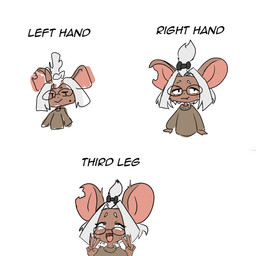 ahegao anthro big_penis biped blush blush_lines bodily_fluids clothed clothed_sex clothing double_v_sign eye_roll eyewear female fucked_silly genitals gesture glasses hair hand_gesture heart_pupils huge_ears left_hand_drawing looking_pleasured mole_on_cheek motion_lines notched_ear offscreen_sex orgasm_face penis sex simple_background solo sweater tears tears_of_pleasure text topwear v_sign wearing_glasses white_hair saeko_art lily_(saeko_art) mammal mouse murid murine rodent 1:1 2025 absurd_res english_text hi_res multiple_images