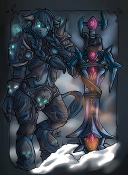 anthro armor blue_eyes bovine clothed clothing female fur hair hooves horn humanoid long_hair looking_at_viewer mammal sh'mala_ragetotem shalinka solo tauren video_games warcraft world_of_warcraft
Rating: Safe
Score: 8
User: Fenixhart
Date: January 13, 2015 anthro armor blue_eyes bovine clothed clothing female fur hair hooves horn humanoid long_hair looking_at_viewer mammal sh'mala_ragetotem shalinka solo tauren video_games warcraft world_of_warcraft
Rating: Safe
Score: 8
User: Fenixhart
Date: January 13, 2015