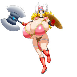 axe big_breasts breasts female huge_breasts melee_weapon shield solo weapon speeds animal_humanoid humanoid lagomorph lagomorph_humanoid leporid_humanoid mammal mammal_humanoid rabbit_humanoid 1:1 hi_res