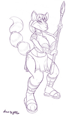 badgerben big_breasts breasts canine clothing female fox huge_breasts krystal looking_at_viewer mammal nintendo polearm solo staff star_fox star_fox_adventures video_games
Rating: Questionable
Score: 2
User: ultragamer89
Date: April 04, 2010