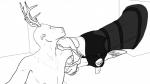 16:9 2016 anthro anthro_on_feral anthro_penetrating anthro_penetrating_feral antlers bdsm bestiality black_and_white bodily_fluids bondage bound command_to_relax deep_fisting deep_throat deer digital_media_(artwork) drooling duo equid equine feral feral_penetrated fisting forced fur gagging horn larger_penetrated lionsilverwolf lying male mammal monochrome mythological_creature mythological_equine mythology on_back open_mouth oral oral_fisting oral_penetration penetration rape sadism saliva sex simple_background size_difference smile speculum tears throat throat_fisting unicorn unusual_fisting white_background widescreen zoosadism