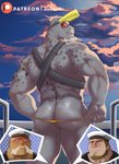 5_fingers anthro back_muscles beard biceps big_butt biped blush bodily_fluids butt clothing cloud facial_hair fingers grey_body grey_skin group looking_back male male/male markings muscular muscular_anthro muscular_male muscular_thighs patreon_logo sailor sailor_hat solo_focus spots spotted_body spotted_skin sunset sweat tan_body tan_skin teasing triceps trio underwear white_beard white_body white_facial_hair white_skin joelbearb my_hero_academia patreon selkie_(my_hero_academia) human mammal marine pinniped seal spotted_seal 2021 absurd_res hi_res signature