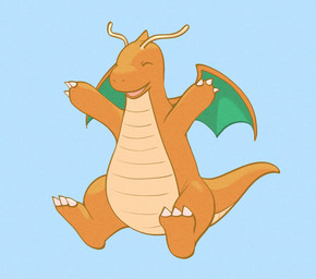 3_claws 3_fingers 3_toes ambiguous_gender antennae_(anatomy) arms_wide_open blue_background claws closed_smile eyes_closed feet feral finger_claws fingers mouth_closed multicolored_body multicolored_skin multicolored_tail open_mouth orange_body simple_background sitting smile solo standing tail tan_body teal_wings thick_tail toe_claws toes two_tone_body two_tone_skin wide_crotch wings momensarada nintendo pokemon dragonite generation_1_pokemon pokemon_(species) 2023 absurd_res colored full-length_portrait hi_res portrait