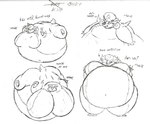 anthro curled_hair feet female hair hooves inflated_hands inflation inflation_fetish notebook solo spherical_inflation sheepswithpumps rivals_of_aether absa bovid caprine goat mammal absurd_res hi_res traditional_media_(artwork)