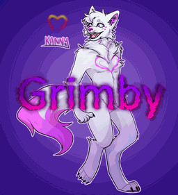animated_gif anthro grimby male male/male solo anonymous_artist arctic_fox canid canine fox mammal true_fox animated short_playtime